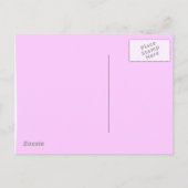 Kirschblüte Rosa Sakura Chinesische Hochzeit Einladungspostkarte (Rückseite)