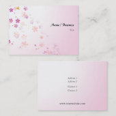 Kirschblüte-Rosa Visitenkarte (Vorne/Hinten)