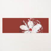 Kirschblüte Rot-Weiß Girlanalsakura Yogamatte (Rückseite (Horizontal))