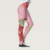 Kirschblüte Rote Blüte Rose Party Leggings (Rechts)