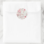 Kirschblüte Runder Aufkleber (Tasche)