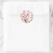 Kirschblüte Runder Aufkleber (Tasche)