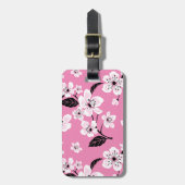 KIRSCHBLÜTE - SAKURA (HELLROSA) GEPÄCKANHÄNGER (Vorderseite vertikal)