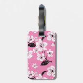 KIRSCHBLÜTE - SAKURA (HELLROSA) GEPÄCKANHÄNGER (Rückseite vertikal)