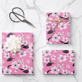 KIRSCHBLÜTE - SAKURA (HELLROSA) GESCHENKPAPIER SET