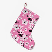 KIRSCHBLÜTE - SAKURA (HELLROSA) KLEINER WEIHNACHTSSTRUMPF (Vorderansicht (hängend))