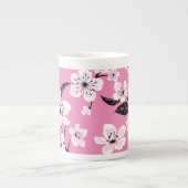 KIRSCHBLÜTE - SAKURA (HELLROSA) PORZELLANTASSE (Vorderseite)