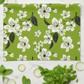 KIRSCHBLÜTE - SAKURA (MATCHA-GRÜN) GESCHIRRTUCH (Gefaltet)