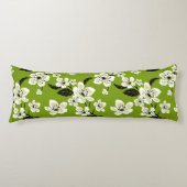 KIRSCHBLÜTE - SAKURA (MATCHA-GRÜN) SEITENSCHLÄFERKISSEN (Vorderseite)
