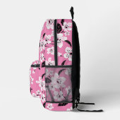 KIRSCHBLÜTE - SAKURA-MUSTER IN HELLROSA BEDRUCKTER RUCKSACK (Rechts)