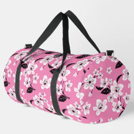 KIRSCHBLÜTE - SAKURA-MUSTER IN HELLROSA DUFFLE BAG