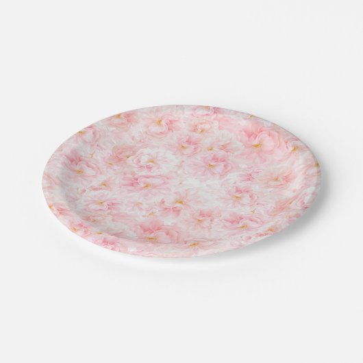 Kirschblüte sakura Papier Untersetzer Papier Telle Pappteller (Schrägansicht)