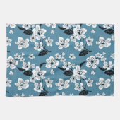 KIRSCHBLÜTE - SAKURA (RAUCHBLAU) GESCHIRRTUCH (Horizontal)