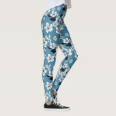 KIRSCHBLÜTE - SAKURA (RAUCHBLAU) LEGGINGS (Rechts)