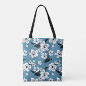 KIRSCHBLÜTE - SAKURA (RAUCHBLAU) TASCHE (Rückseite)