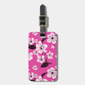 KIRSCHBLÜTE - SAKURA (ROSA) GEPÄCKANHÄNGER (Vorderseite vertikal)