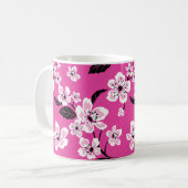KIRSCHBLÜTE - SAKURA (ROSA) KAFFEETASSE (Vorderseite Links)