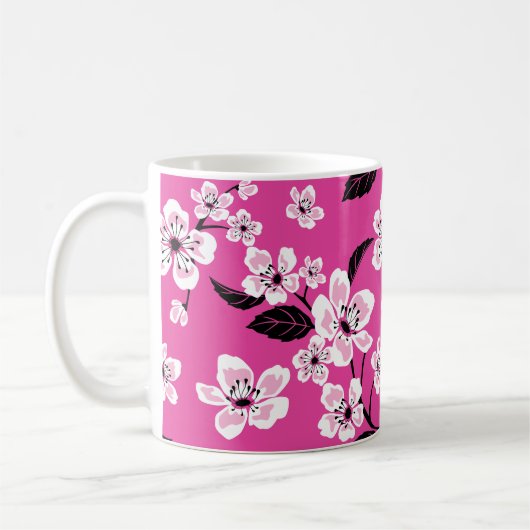 KIRSCHBLÜTE - SAKURA (ROSA) KAFFEETASSE (Links)
