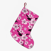 KIRSCHBLÜTE - SAKURA (ROSA) KLEINER WEIHNACHTSSTRUMPF (Vorderansicht (hängend))