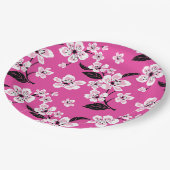 KIRSCHBLÜTE - SAKURA (ROSA) PAPPTELLER (Schrägansicht)