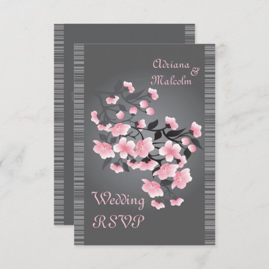 Kirschblüte (Sakura) UAWG Einladung (Vorne/Hinten)