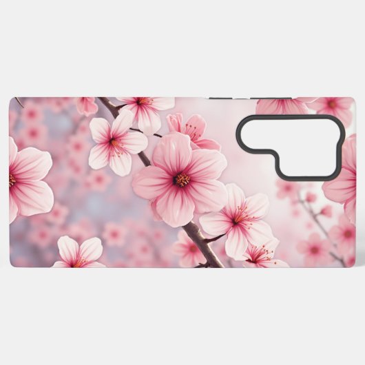 Kirschblüte Samsung Galaxy Hülle (Rückseite (Horizontal))