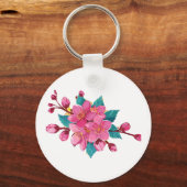 Kirschblüte Schlüsselanhänger (Rückseite)