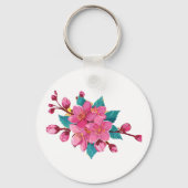 Kirschblüte Schlüsselanhänger (Rückseite)
