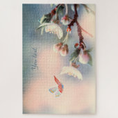 Kirschblüte, Schmetterling, ladybug retro pasta Puzzle (Vertikal)