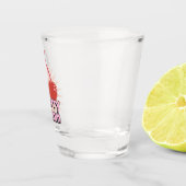 Kirschblüte Schnapsglas (Rechts)