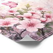 Kirschblüte: Schönheit blüht erneut Poster (Ecke)