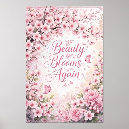Kirschblüte: Schönheit blüht erneut Poster (Vorne)