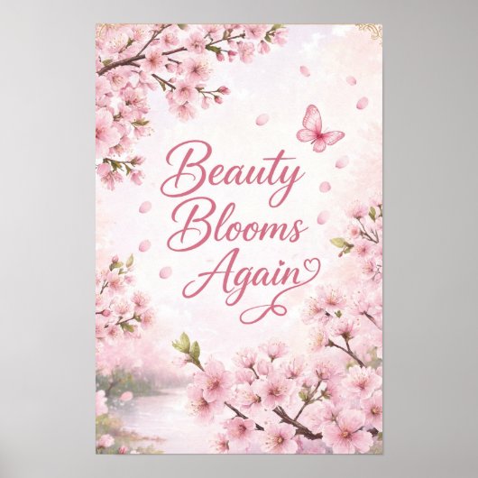 Kirschblüte: Schönheit blüht erneut Poster (Vorne)