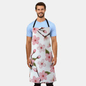 Kirschblüte Schürze (Getragen)