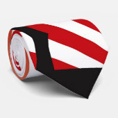 Kirschblüte-Sonnenaufgang-weißer Krawatte (Gerollt)