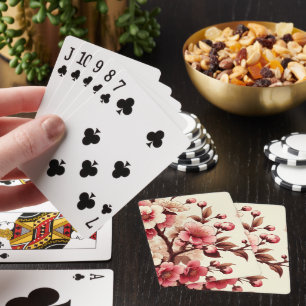 Kirschblüte Spielkarten