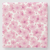 Kirschblüte Steinuntersetzer (Vorderseite)