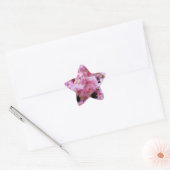 KIRSCHBLÜTE Stern-Aufkleber (Umschlag)