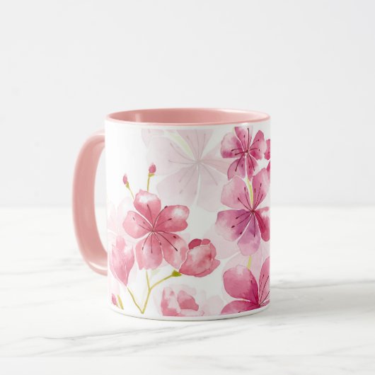 Kirschblüte Tasse (Vorderseite Links)