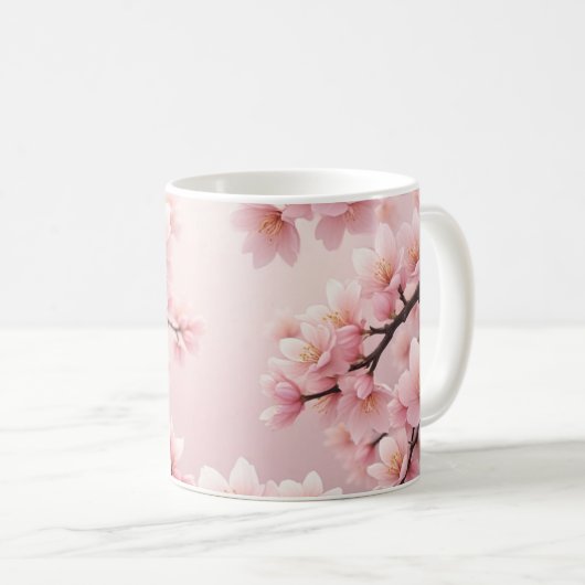 Kirschblüte Tasse (VorderseiteRechts)
