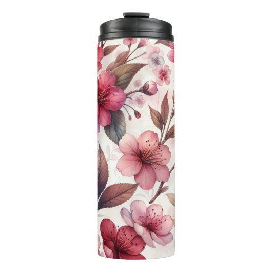 Kirschblüte Thermosbecher (Vorderseite)