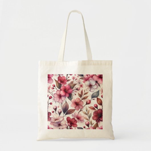 Kirschblüte Tragetasche (Vorne)