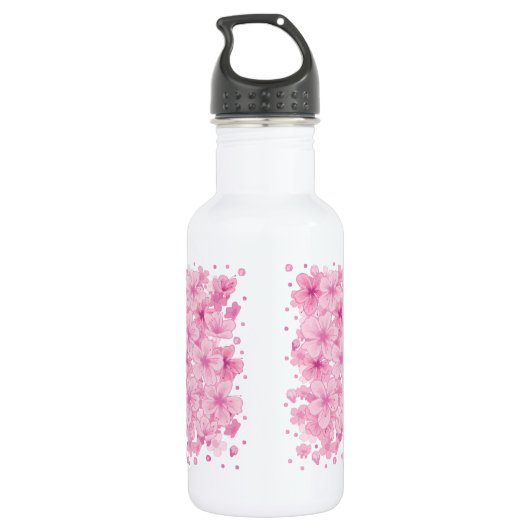 Kirschblüte Trinkflasche (Rückseite)