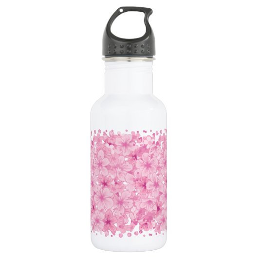 Kirschblüte Trinkflasche (Vorderseite)