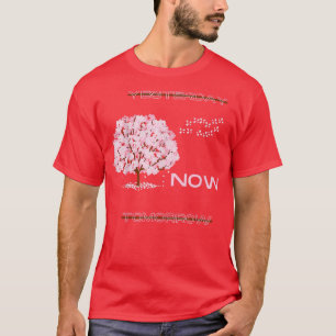 Kirschblüte typografisches Motivierend Sprichwort T-Shirt