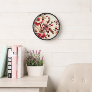Kirschblüte Uhr