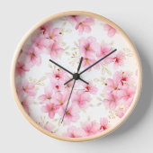 Kirschblüte Uhr (Vorderseite)