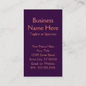 Kirschblüte und Apfelblüte Visitenkarte (Rückseite)