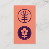 Kirschblüte und Apfelblüte Visitenkarte (Vorderseite)