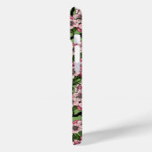 Kirschblüte und Kichererbsen auf Grün Case-Mate iPhone Hülle (Rückseite / Links)